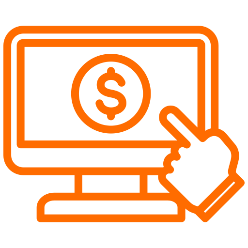 icone de dinheiro no checkout doppus