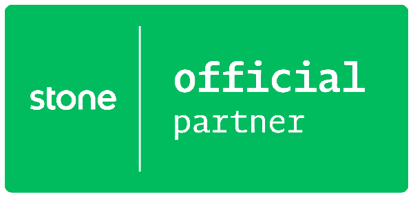 Selo de parceria stone/pagarme com a doppus