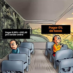 A guerra das maquininhas tá de volta. Mas quem vende online vai ganhar ainda mais.